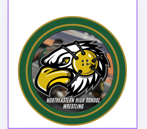Northeastern High School Wrestling logo
