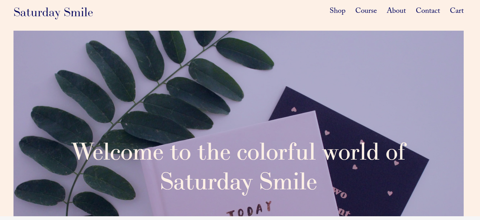 Saturday Smile website screenshot